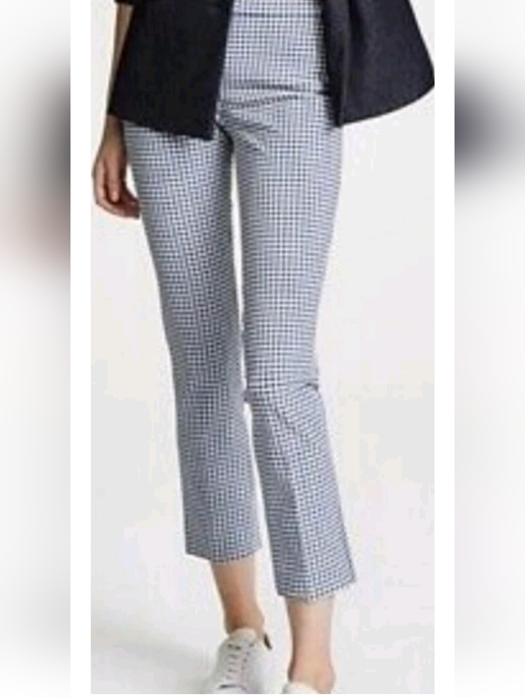 Rag & Bone Pants Size 8 Blue White Checked